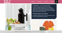 Desktop Screenshot of profilreklam.se