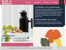 Tablet Screenshot of profilreklam.se
